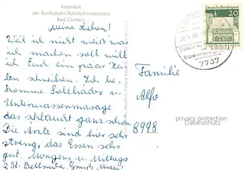 AK / Ansichtskarte Bad_Duerrheim Fliegeraufnahme Kuranstalt Bad_Duerrheim