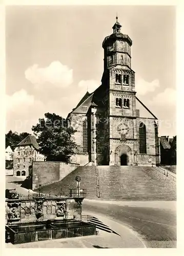 AK / Ansichtskarte Schwaebisch_Hall St. Michaeliskirche Schwaebisch Hall