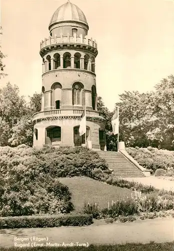 AK / Ansichtskarte Bergen_Ruegen Rugard Ernst Moritz Arndt Turm Bergen Ruegen