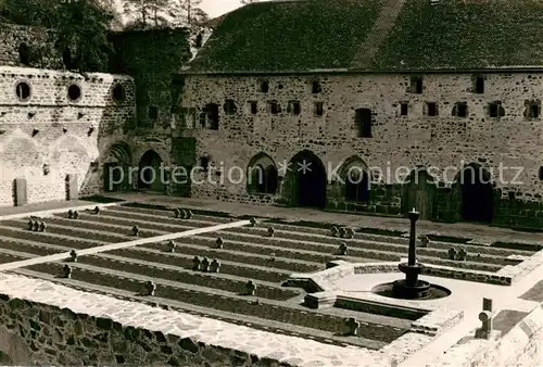 AK / Ansichtskarte Arnsburg_Hessen Kloster Kriegsopferfriedhof Arnsburg Hessen