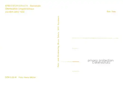 AK / Ansichtskarte Ebersbach_Sachsen Oberlausitzer Umgebindehaus Ebersbach Sachsen