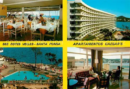 AK / Ansichtskarte Santa_Ponsa_Mallorca_Islas_Baleares Ses Rotes Velles Apartamentos Caesars Santa_Ponsa