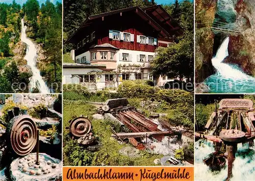 AK / Ansichtskarte Markt_Schellenberg Ambachklamm Gasthaus Kugelmuehle Markt_Schellenberg