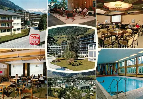 AK / Ansichtskarte Bad_Hofgastein PVA der Angestellten Rehazentrum  Speisesaal Panorama Schwimmbadd Bad_Hofgastein