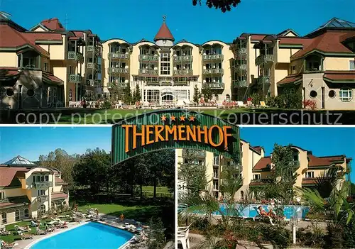 AK / Ansichtskarte Warmbad_Villach Kur und Gesundheitshotel Thermenhof Thermalquelle Warmbad_Villach
