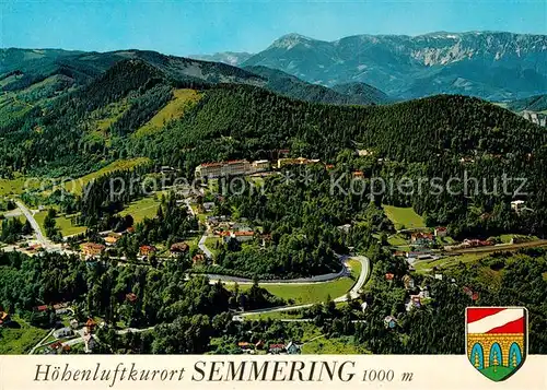 AK / Ansichtskarte Semmering_Niederoesterreich Fliegeraufnahme Semmering
