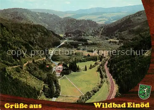 AK / Ansichtskarte Wildbad_Einoed Thermalbad Fliegeraufnahme Wildbad_Einoed