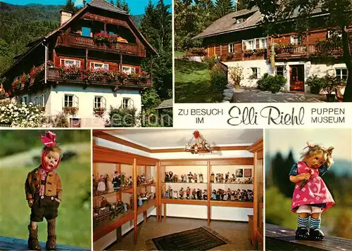 AK / Ansichtskarte Einoede_Villach Puppenmuseum Elli Riehl Details Einoede_Villach
