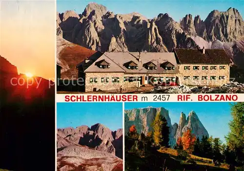 AK / Ansichtskarte Schlernhaus in den Dolomiten Schlernhaus