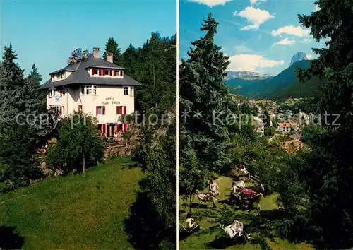 AK / Ansichtskarte Ortisei_St_Ulrich Hotel Villa Emilia Panorama Ortisei_St_Ulrich