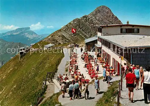 AK / Ansichtskarte Rothorn_Kulm Hotel Brienz mit Hohgant Rothorn Kulm