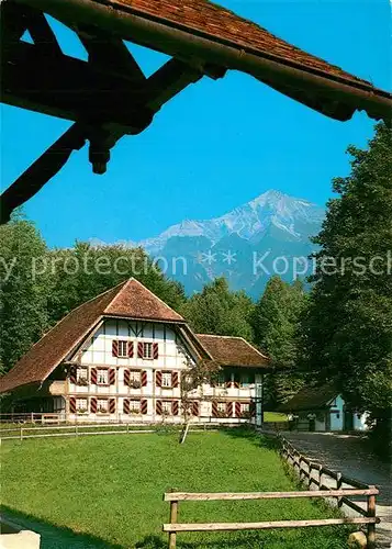 AK / Ansichtskarte Rapperswil_BE Ballenberg Schweiz Freilichtmuseum Alter Baeren Museumsgaststaette Rapperswil BE