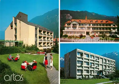 AK / Ansichtskarte Interlaken_BE Hotel Artos Alters und Pflegeheim Interlaken_BE