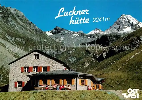 AK / Ansichtskarte Kals_Grossglockner Lucknerhuette Kals Grossglockner