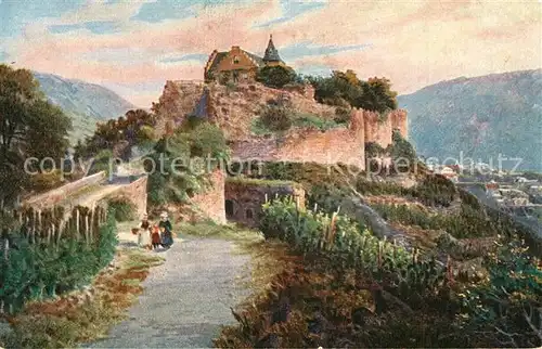 AK / Ansichtskarte Verlag_Wiedemann_WIRO_Nr. 2062 B Muenster am Stein Burg Ebernburg Verlag_Wiedemann_WIRO_Nr.