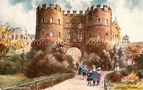 AK / Ansichtskarte Verlag_Tucks_Oilette_Nr. 656 Koeln Hahnentor Charles E. Flower  Verlag_Tucks_Oilette_Nr.