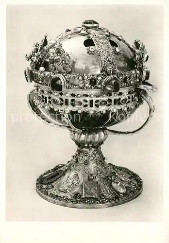 AK / Ansichtskarte Religion Relikgoemma fran katedralen i Bamberg Museet Stockholm Religion