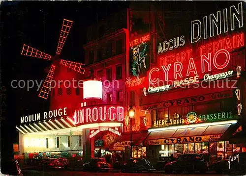 AK / Ansichtskarte Moulin_Rouge Paris Moulin Rouge