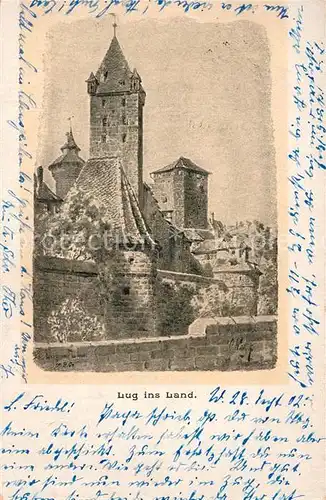 AK / Ansichtskarte Waldkirch_Breisgau Lug ins Land Schwarzwald Kuenstlerkarte Waldkirch Breisgau