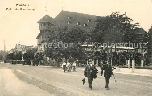 AK / Ansichtskarte Konstanz_Bodensee Partie beim Konziliumhaus Konstanz_Bodensee