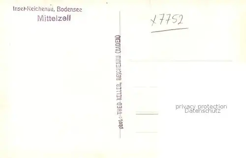 AK / Ansichtskarte Mittelzell Kirche Mittelzell