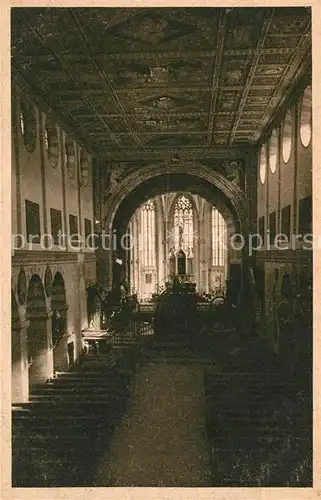 AK / Ansichtskarte Mittelzell Klosterkirche Innenansicht Kupferdruck Mittelzell