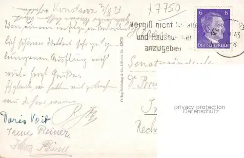 AK / Ansichtskarte Konstanz_Bodensee Wasserturm Neue Jugendherberge Konstanz_Bodensee