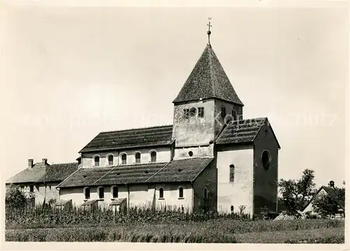AK / Ansichtskarte Oberzell_Reichenau Stiftskirche St Georg Oberzell Reichenau