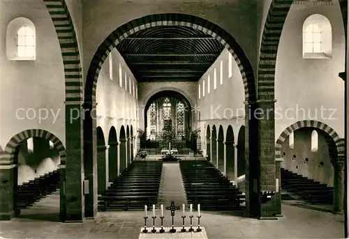 AK / Ansichtskarte Mittelzell Muensterkirche Markuschor Langhaus Blick aus Kaiserloge Mittelzell