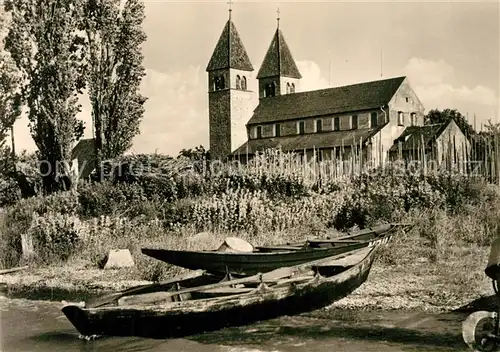 AK / Ansichtskarte Niederzell_Reichenau St Peter und Paul Kirche 12. Jhdt. Niederzell Reichenau