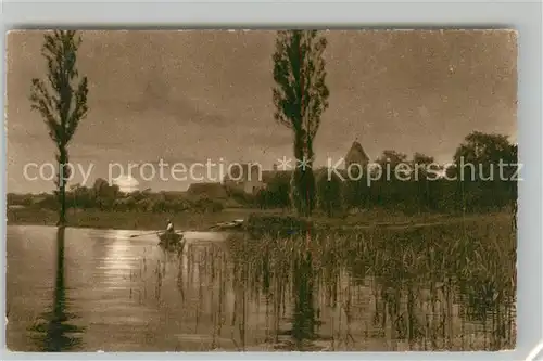 AK / Ansichtskarte Mittelzell Stimmungsbild Uferpartie am See Mittelzell