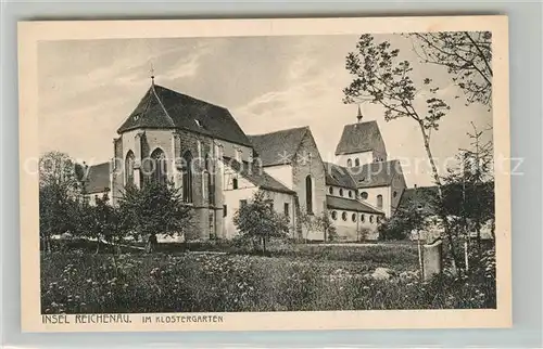 AK / Ansichtskarte Mittelzell Kloster Muensterkirche Klostergarten Mittelzell