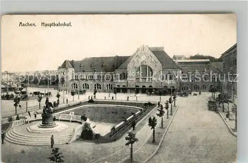 AK / Ansichtskarte Aachen Hauptbahnhof Aachen