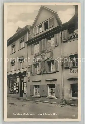 AK / Ansichtskarte Konstanz_Bodensee Haus Johannes Hus Konstanz_Bodensee