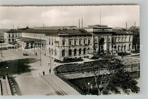 AK / Ansichtskarte Braunschweig Bahnhof Braunschweig