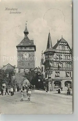 AK / Ansichtskarte Konstanz_Bodensee Schnetztor Konstanz_Bodensee