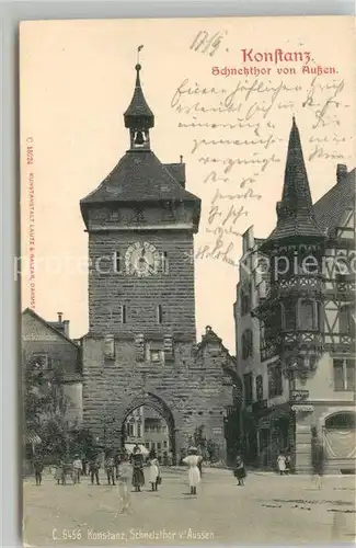 AK / Ansichtskarte Konstanz_Bodensee Schnetztor von aussen Konstanz_Bodensee