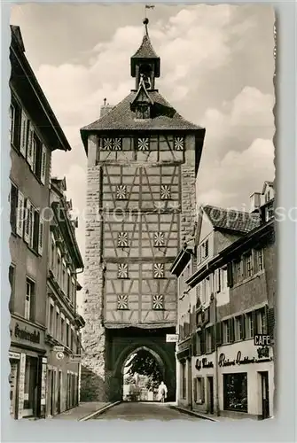 AK / Ansichtskarte Konstanz_Bodensee Schnetztor mit Hus Haus Konstanz_Bodensee