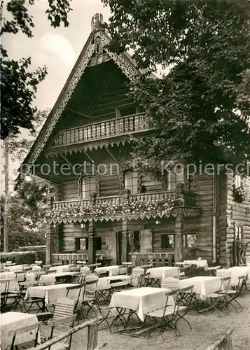 AK / Ansichtskarte Wannsee Restaurant Blockhaus Nikolskoe Wannsee