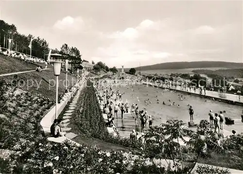 AK / Ansichtskarte Bad_Kissingen Freibad Bad_Kissingen