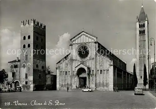 AK / Ansichtskarte Verona_Italia Chiesa di S. Zeno Verona Italia