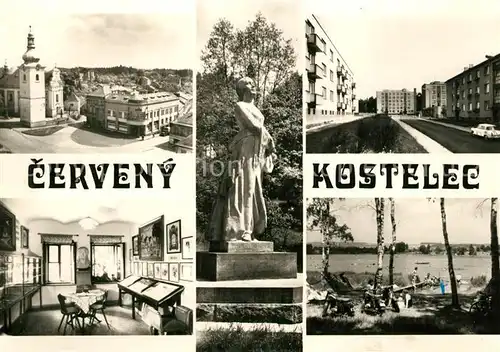 AK / Ansichtskarte Cerveny_Kostelec Muzeum Pomnik Rybnik Spinka 