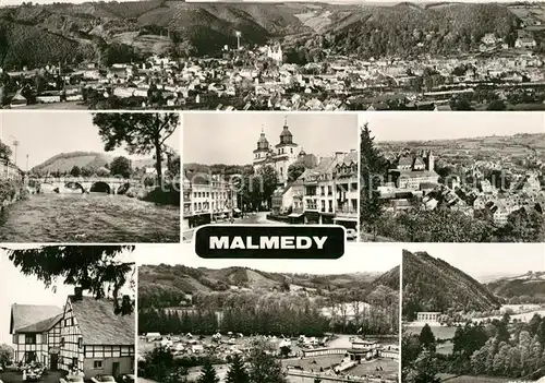 AK / Ansichtskarte Malmedy_Wallonie Fliegeraufnahme Flusspartie  Malmedy Wallonie