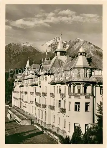 AK / Ansichtskarte Tatranska_Lomnica Grandhotel Cedok Tatranska Lomnica