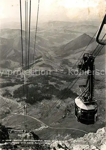 AK / Ansichtskarte Saentis_AR Schwebebahn Schwaegalp Saentis_AR