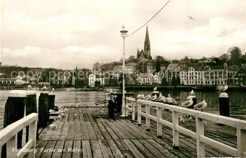 AK / Ansichtskarte Flensburg Hafen Flensburg