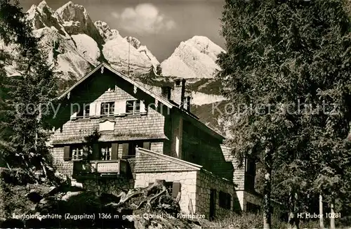 AK / Ansichtskarte Reintalangerhuette Gatterl Plattspitze Reintalangerhuette