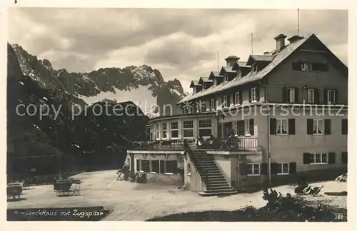 AK / Ansichtskarte Zugspitze Kreuzeckhaus Zugspitze