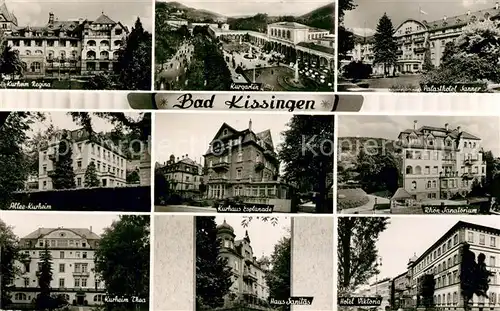 AK / Ansichtskarte Bad_Kissingen Palasthotel Sanner Rhoen Sanatorium Bad_Kissingen