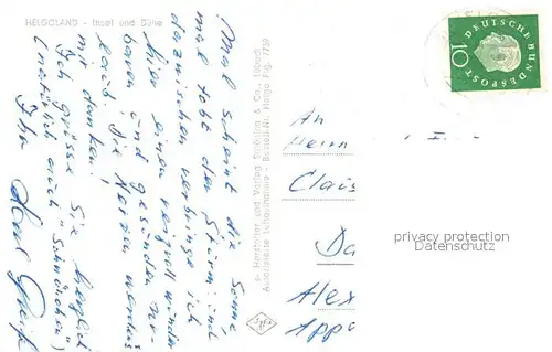 AK / Ansichtskarte Helgoland Fliegeraufnahme Helgoland